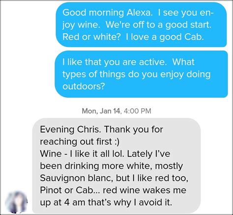 what to write in dating message
